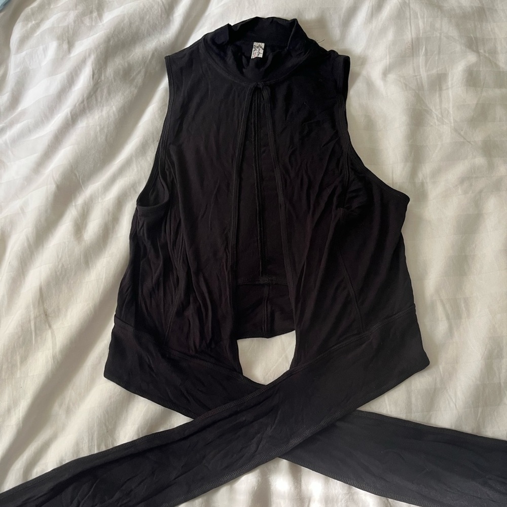 Free People Criss Cross Tie Top